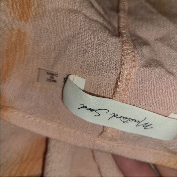 Mustard seed Peach Tie-Dye Kimono Cardigan - Picture 4 of 4